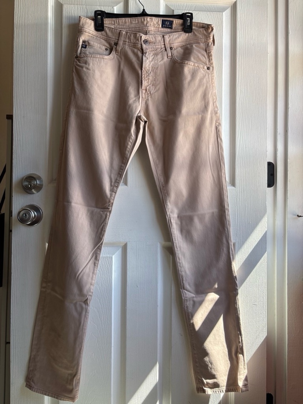 Ag Adriano Goldschmied Tellis Modern Slim Pants in Neutral Khaki 32x34